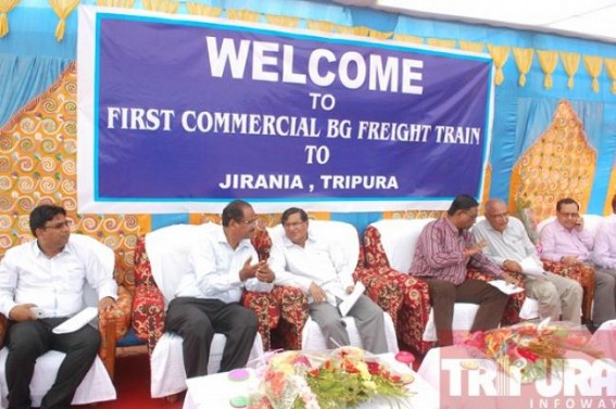 First commercial BG freight train arrives in Tripura